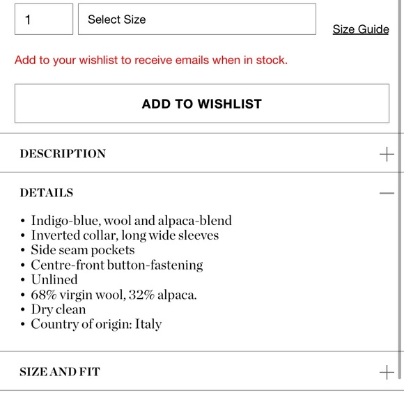 Max Mara Alcamo Coat-blue - Picture 12 of 14